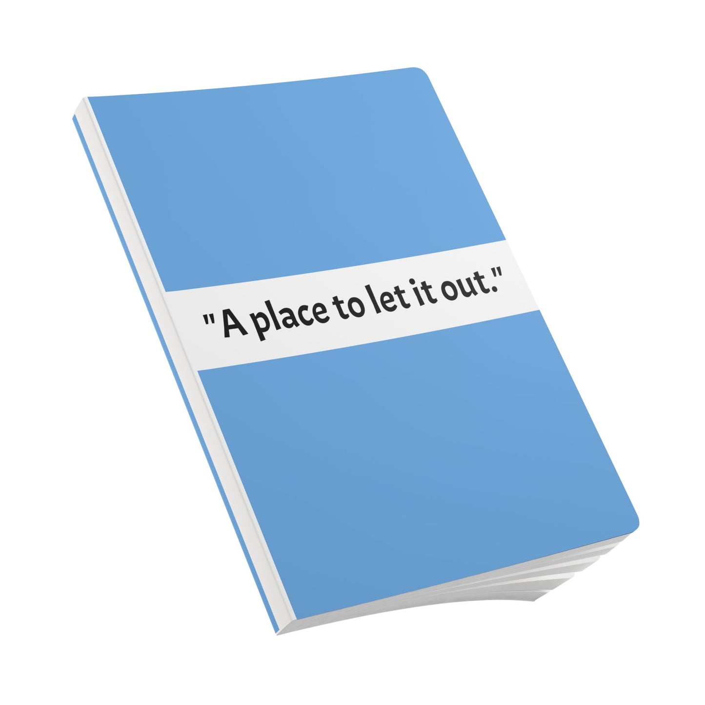 Softcover Journal — "A Place to Let It Out." Guided Emotion & Reflection Notebook
