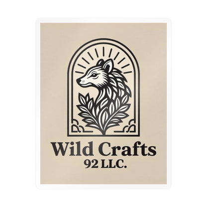 Wolf Logo Vinyl Sticker Kiss Cut Decal For Laptops And Windows Gear