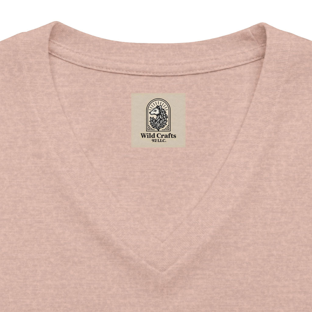 Cozy Season V Neck Tee Autumn Graphic Shirt Slow Moments Good Energy