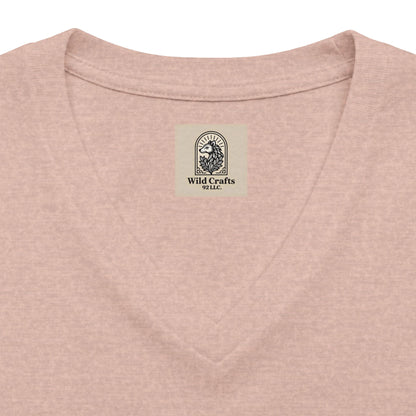 Cozy Season V Neck Tee Autumn Graphic Shirt Slow Moments Good Energy