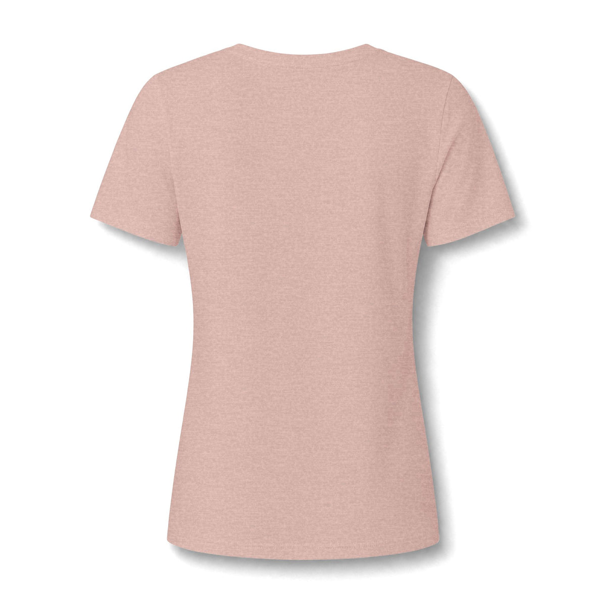 Womens Relaxed Fall V Neck Tee Shirt Heathered Everyday Comfort