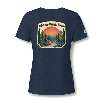 Women's V Neck Tee Wild Crafts Minimal Label Graphic