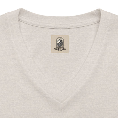 Fox Nature V Neck Tee Where Nature Meets The Soul Soft Cotton Tee