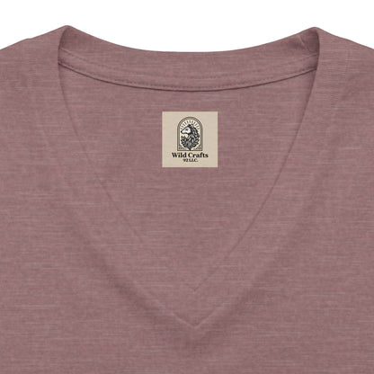 Fox Nature V Neck Tee Where Nature Meets The Soul Soft Cotton Tee