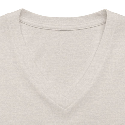 Growing At My Own Pace V Neck Tee Women's Mushroom Graphic Tee