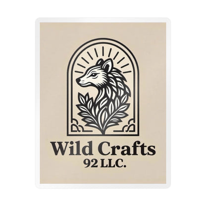 Wolf Logo Vinyl Sticker Kiss Cut Decal For Laptops And Windows Gear