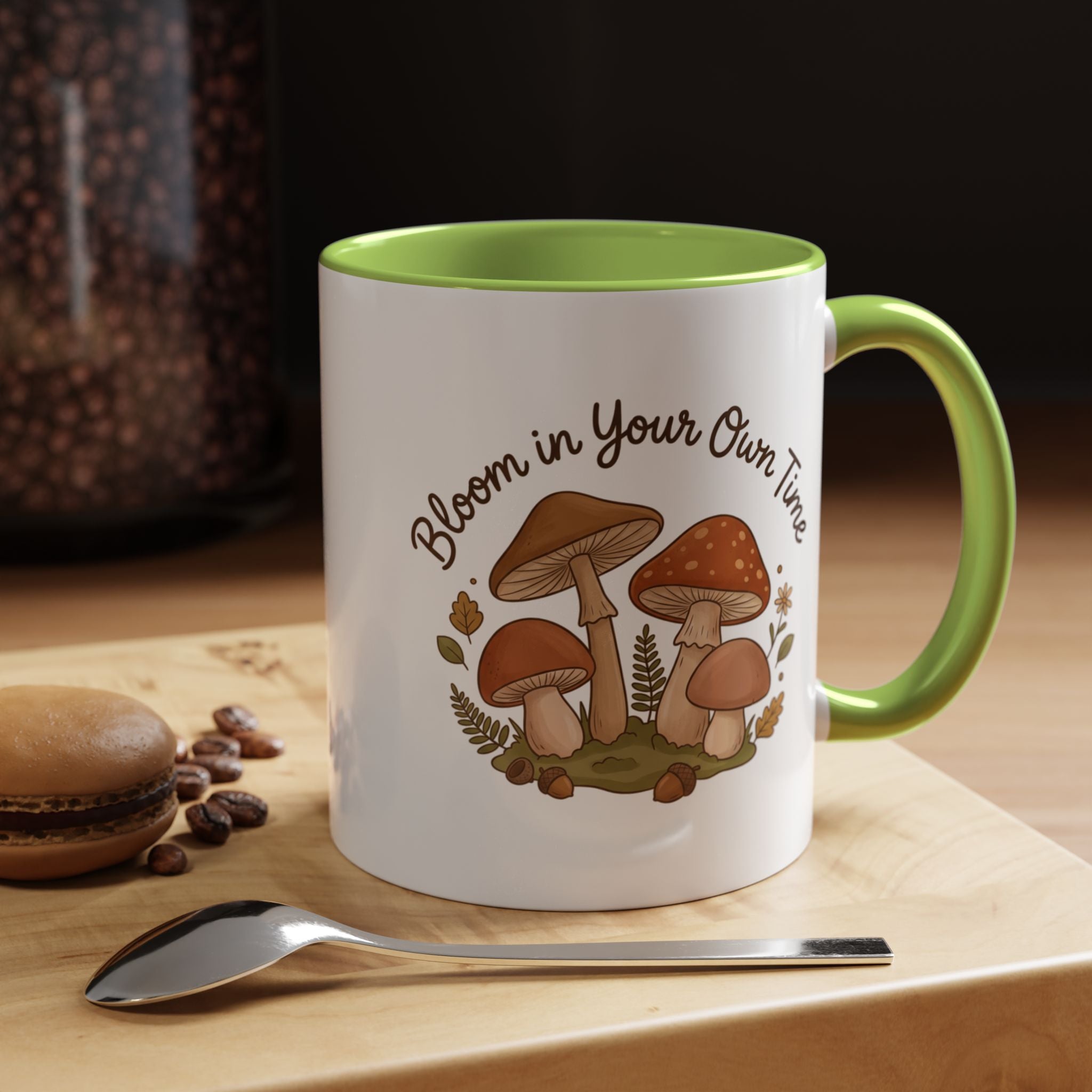 Bloom in Your Own Time Mushroom Coffee Mug