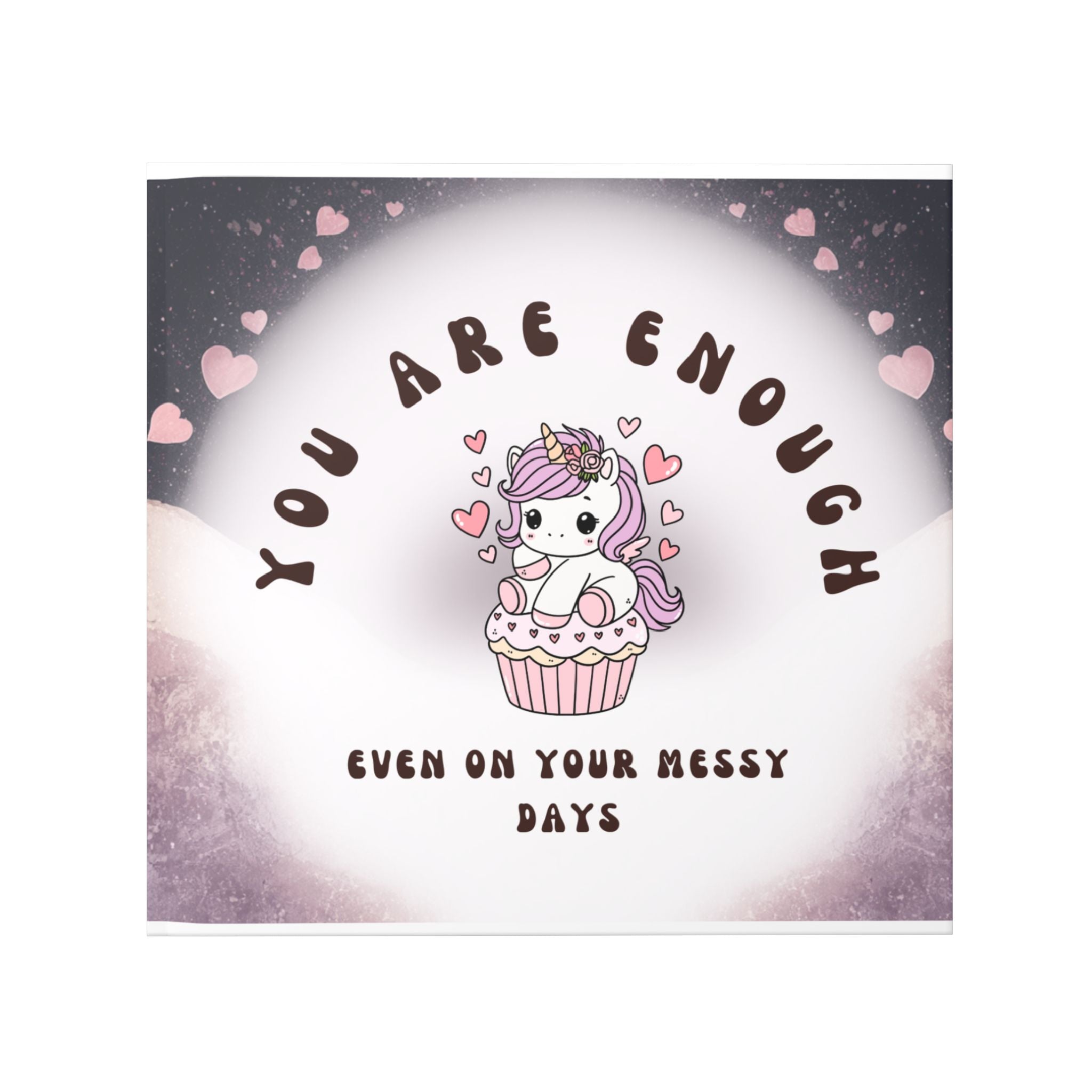 You Are Enough Hardcover Photo Book — Encouragement Photo Album for Messy Days