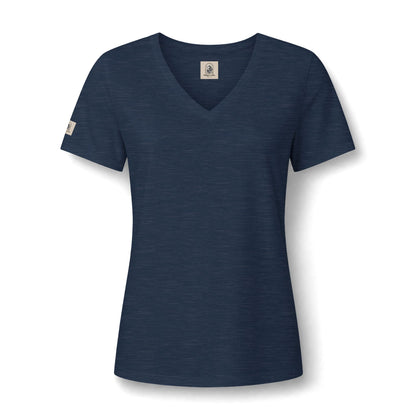 Women's V Neck Tee Wild Crafts Minimal Label Graphic
