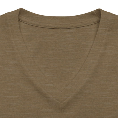 Growing At My Own Pace V Neck Tee Women's Mushroom Graphic Tee