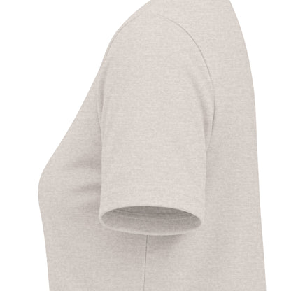 Womens Relaxed V Neck Mushroom Tee Growing At My Own Pace