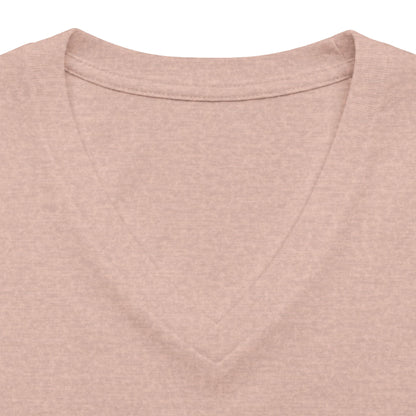 Growing At My Own Pace V Neck Tee Women's Mushroom Graphic Tee