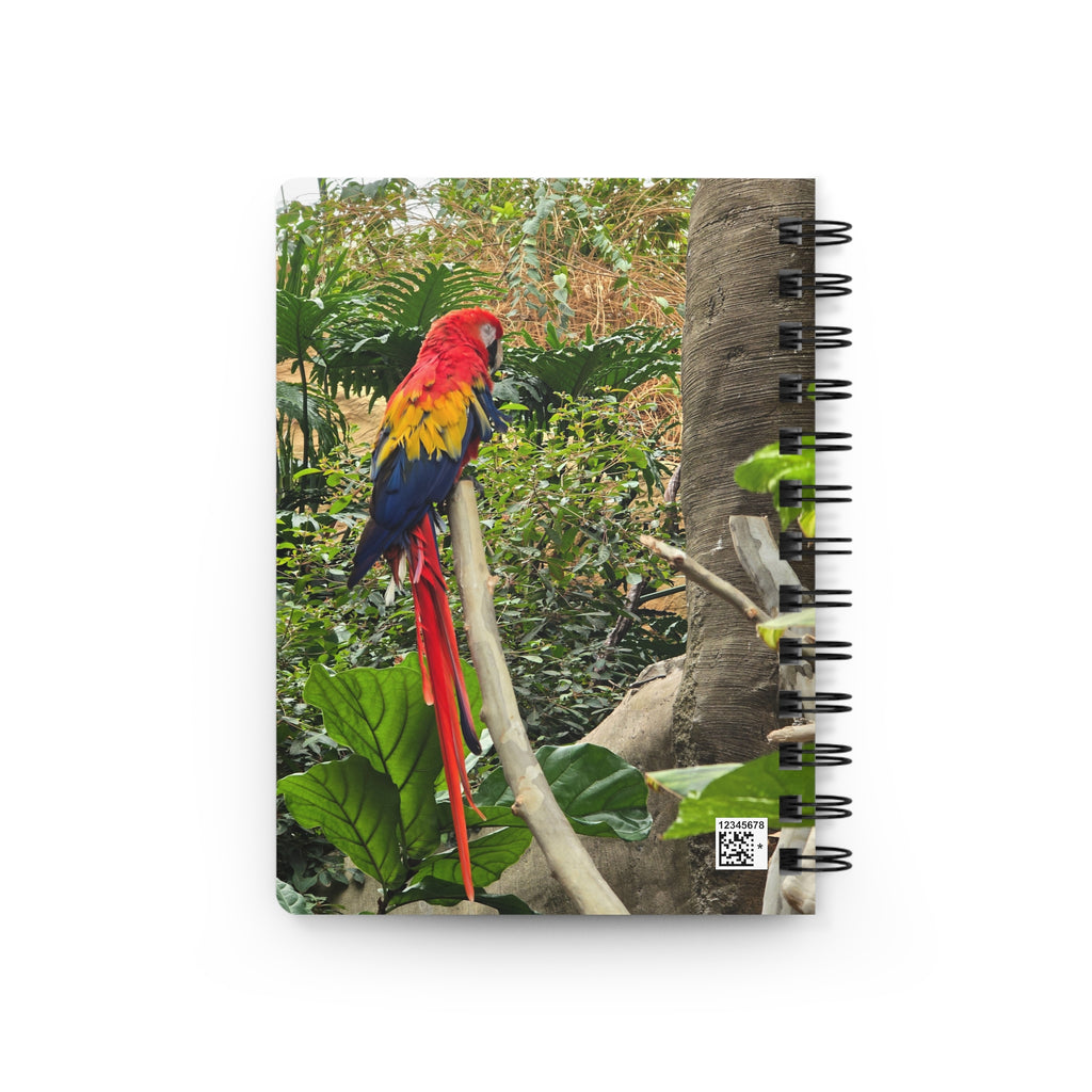 Nature-Inspired Spiral Bound Journal, Eco-Friendly Notebook, Animal Lover's Gift, Travel Journal, Wildlife Sketchbook, Bird Watching Diary