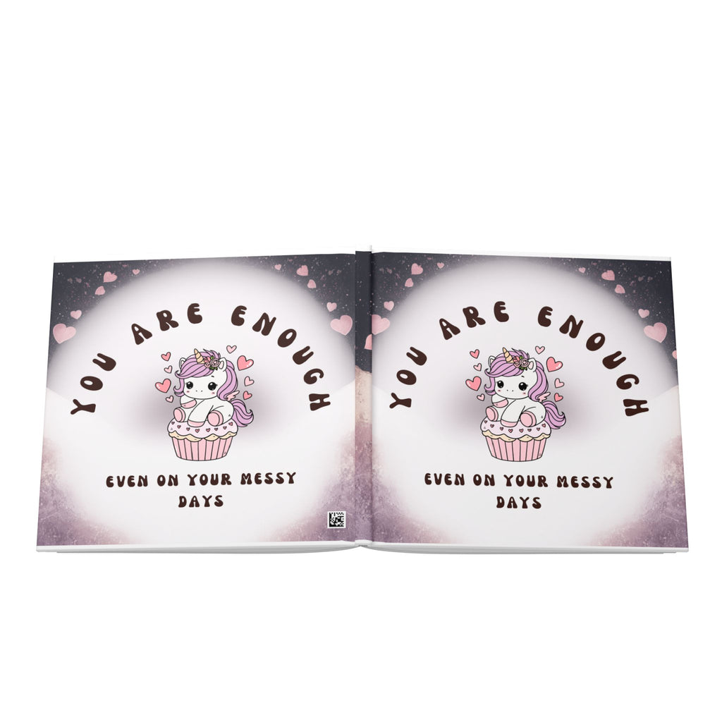 You Are Enough Hardcover Photo Book — Encouragement Photo Album for Messy Days