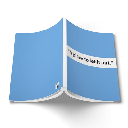 Softcover Journal — "A Place to Let It Out." Guided Emotion & Reflection Notebook