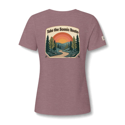Women's V Neck Tee Wild Crafts Minimal Label Graphic