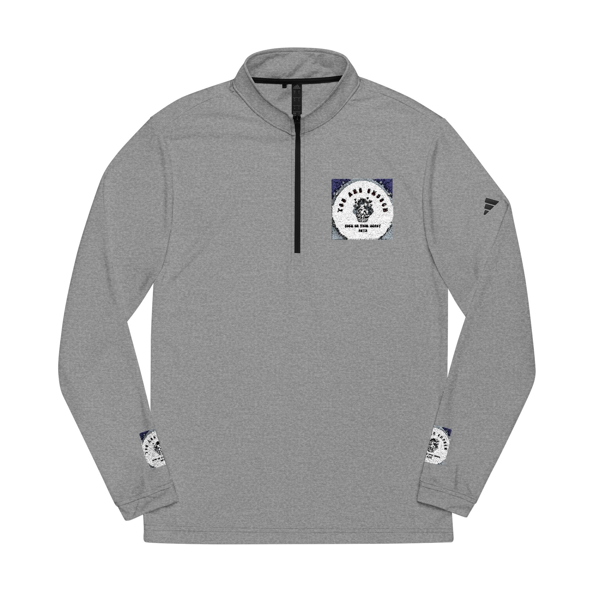 Embroidered Unicorn You are enough Quarter-Zip Pullover — Minimal adidas® Performance Top