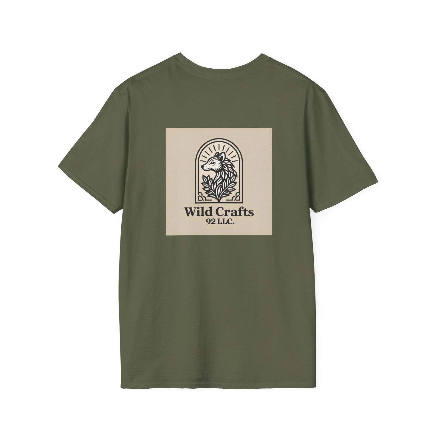 Mens Vintage Wild Crafts 92 llc Logo T-Shirt