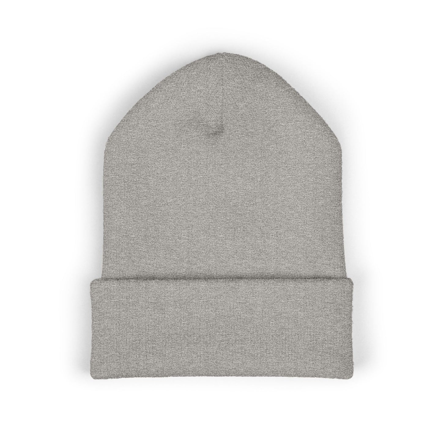 Breathe embroidered beanie | cuffed knit hat, minimalist text