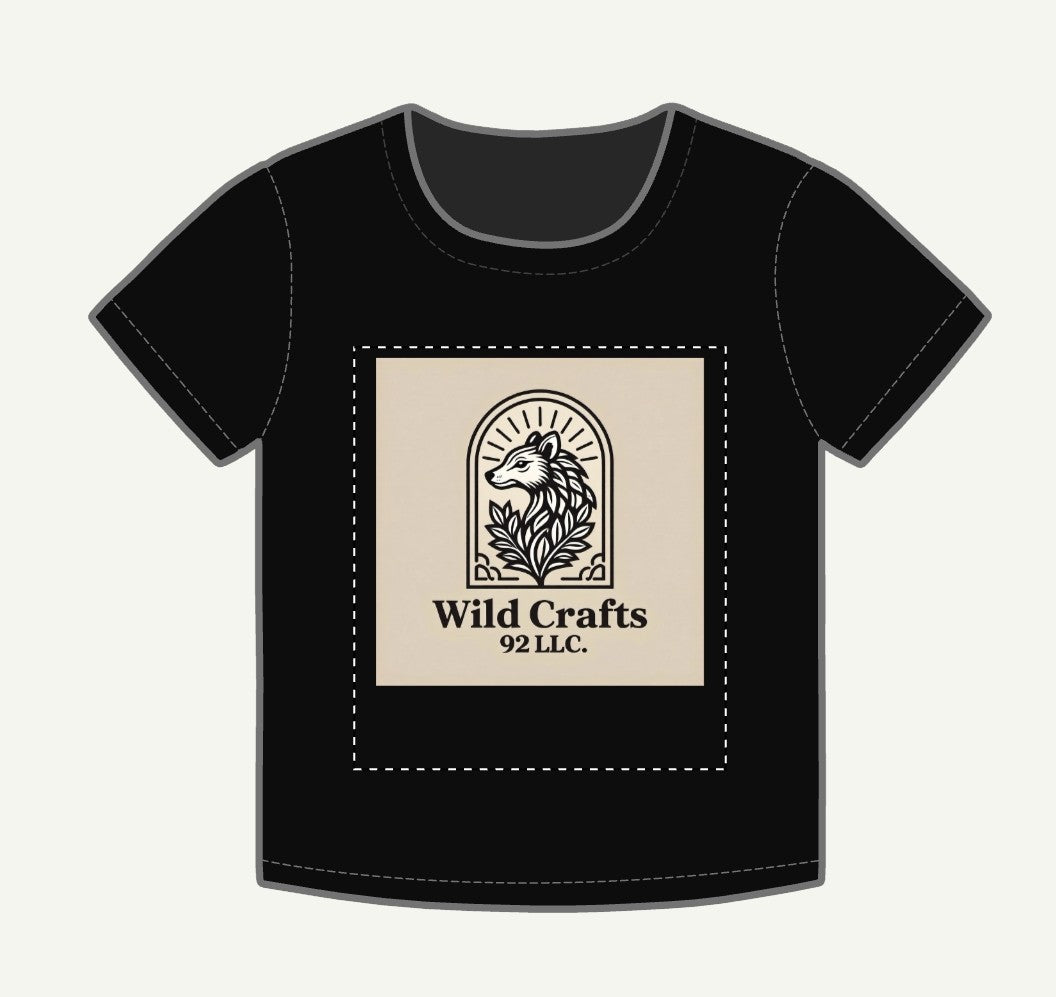 Brand Logo Crop Top — Organic Rib Baby Tee for Women