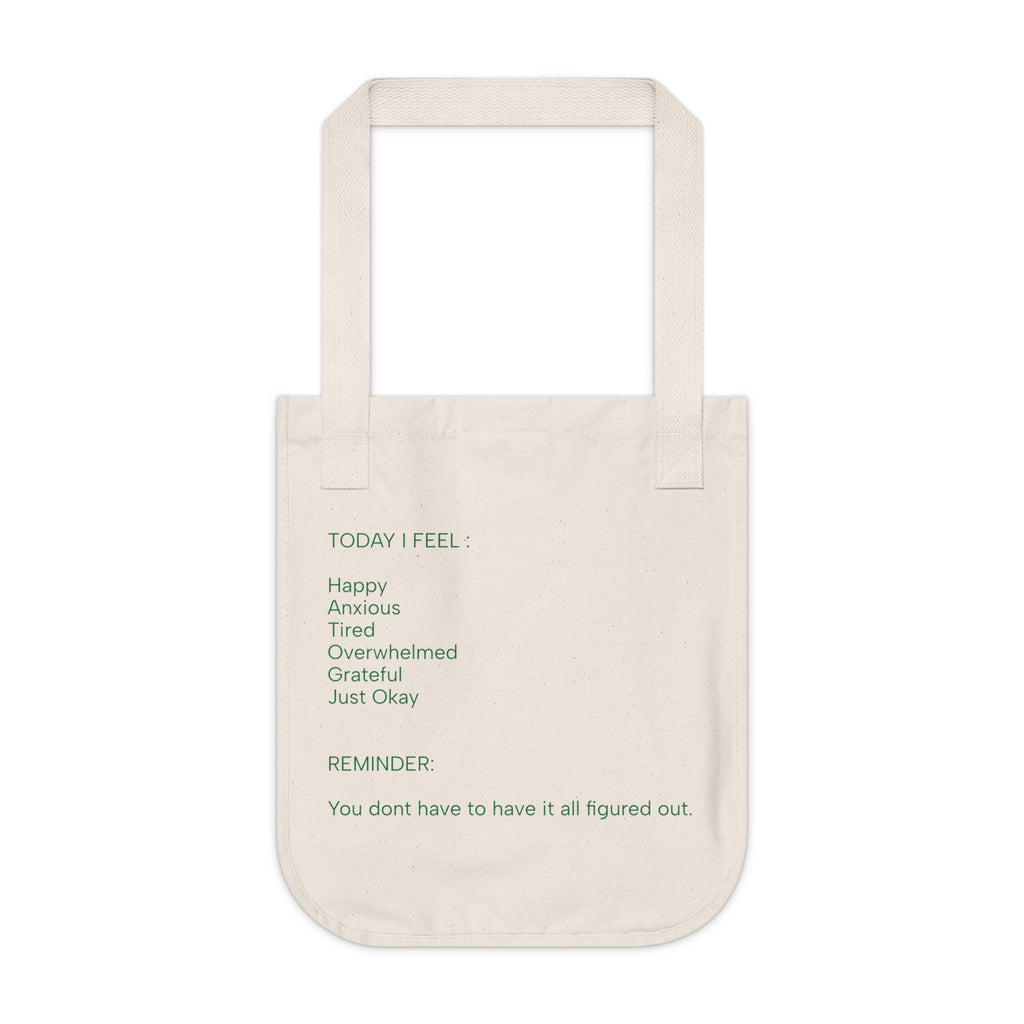 Canvas Tote Bag — "Hey... how are you really?" Mental Health Reminder Tote