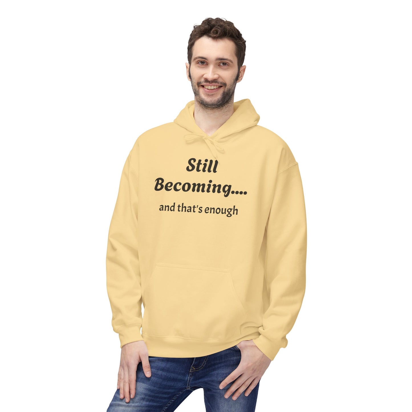 Still Becoming Inspirational Fleece Hoodie Pullover