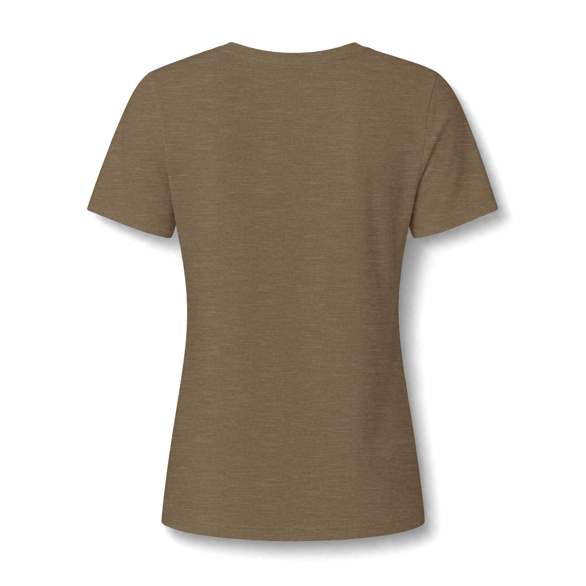Womens Relaxed Fall V Neck Tee Shirt Heathered Everyday Comfort