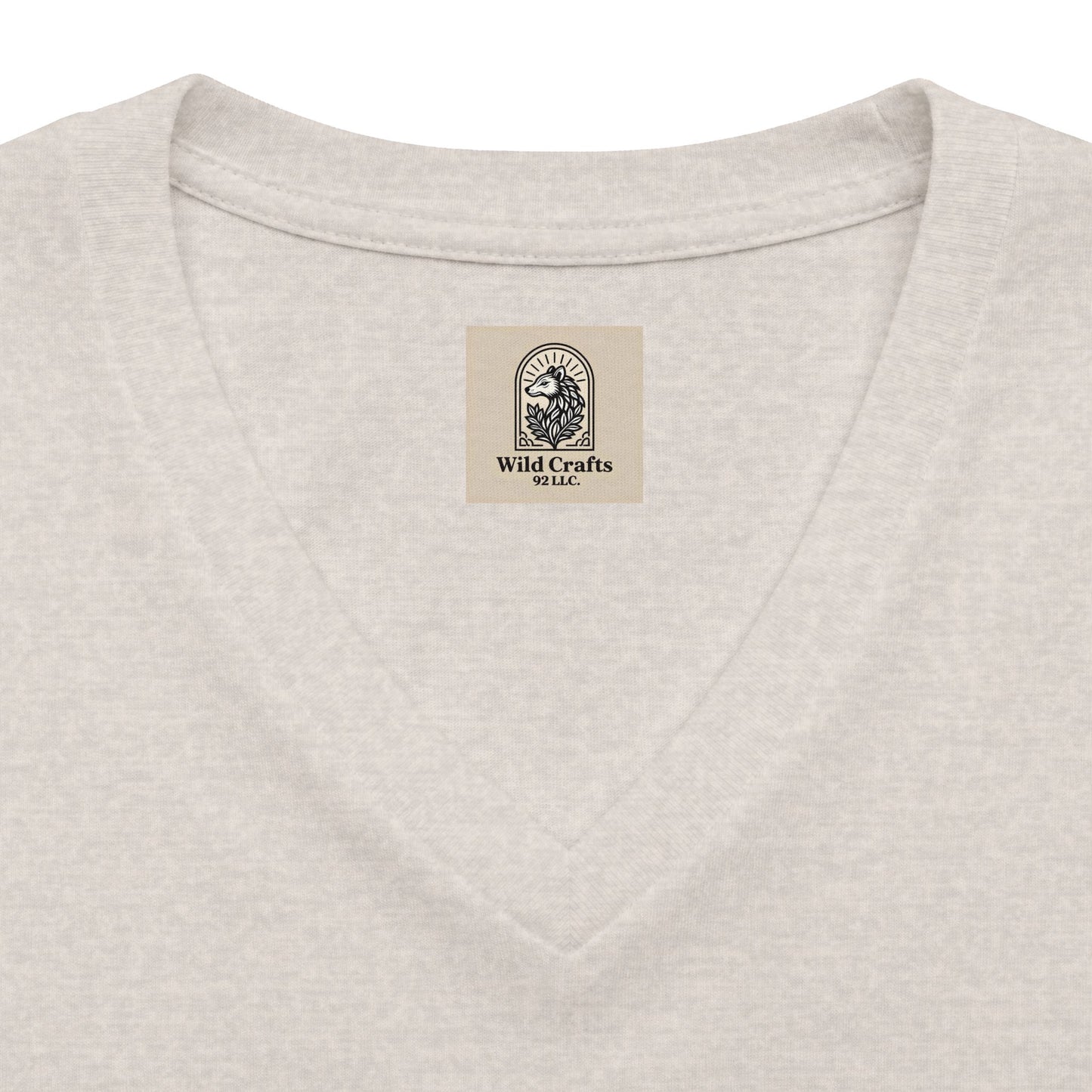 Womens Relaxed Fall V Neck Tee Shirt Heathered Everyday Comfort