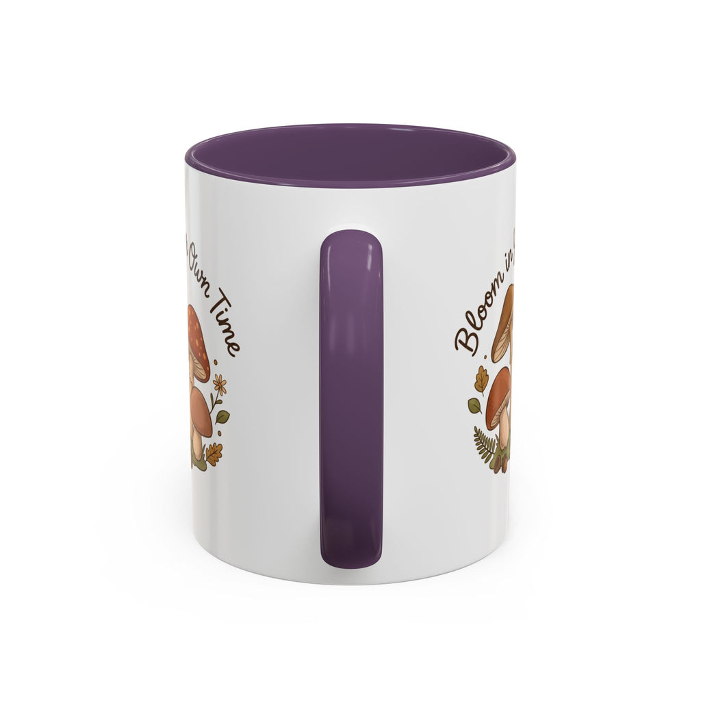 Bloom in Your Own Time Mushroom Coffee Mug