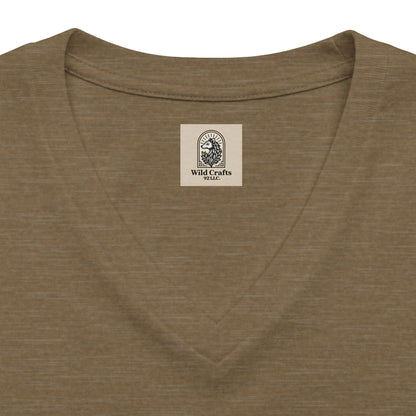 Fox Nature V Neck Tee Where Nature Meets The Soul Soft Cotton Tee