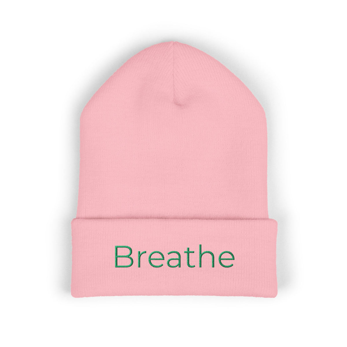 Breathe embroidered beanie