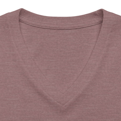 Growing At My Own Pace V Neck Tee Women's Mushroom Graphic Tee