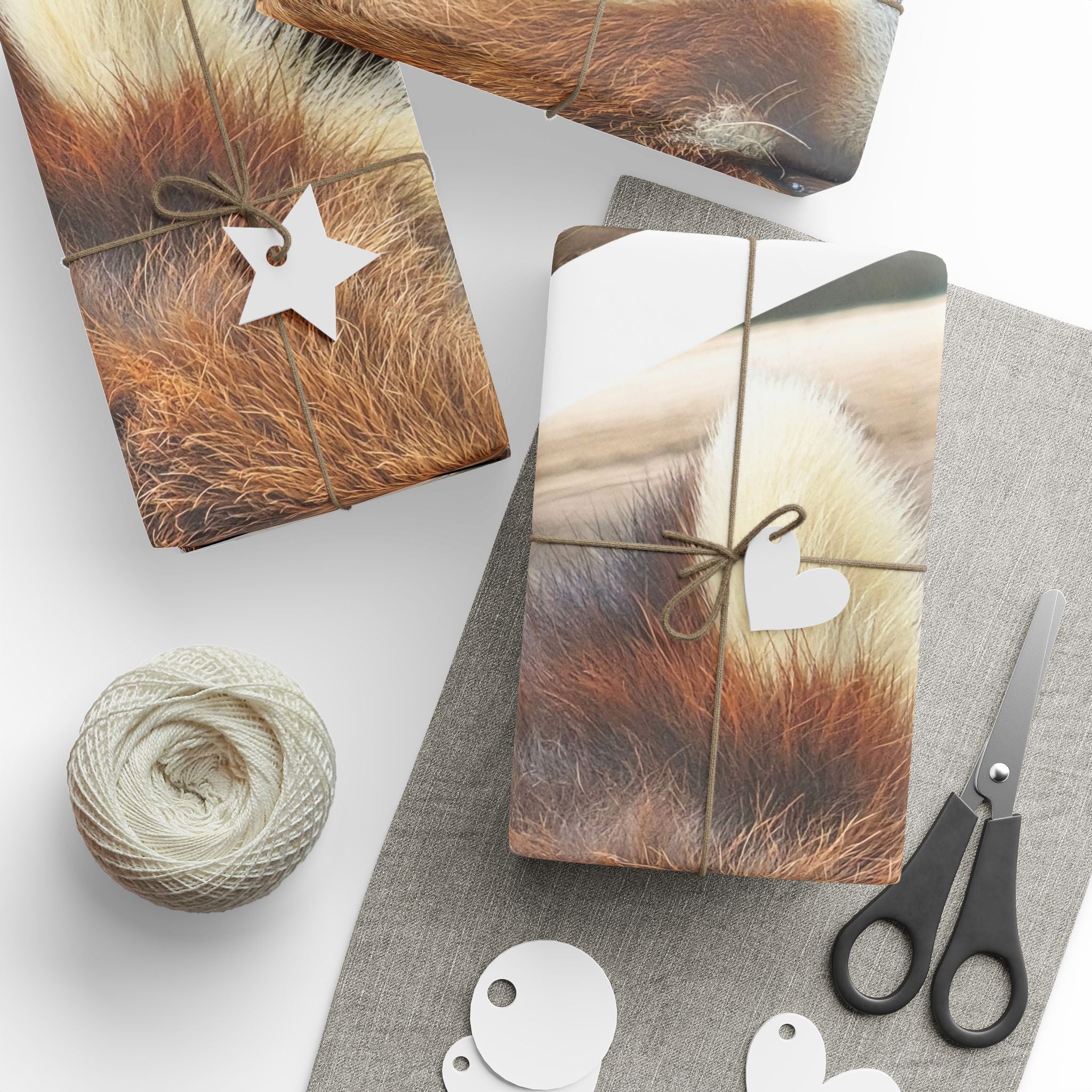 Rustic Animal-Themed Wrapping Paper, Vintage Wildlife Gift Wrap, Eco-Friendly Gift Wrap for Nature Lovers, Birthday, Christmas, Baby Shower