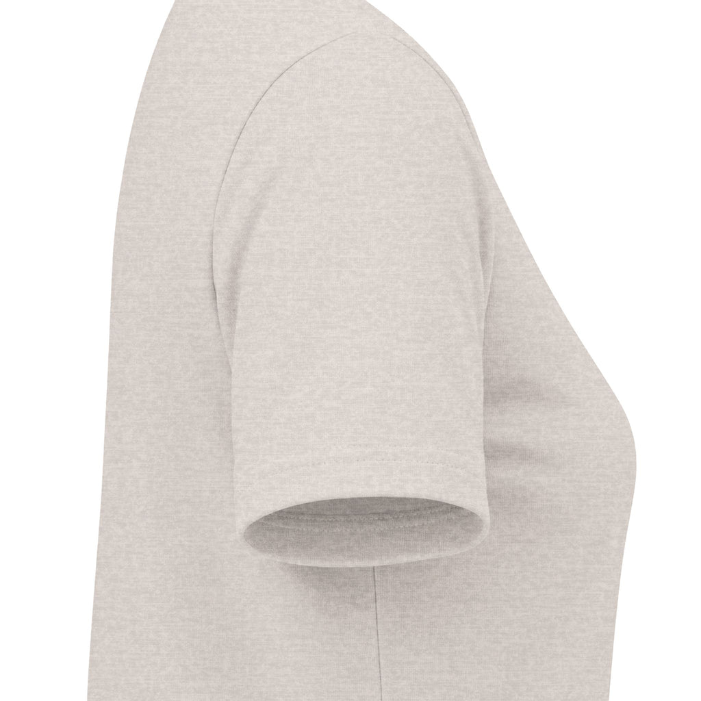 Womens Relaxed V Neck Mushroom Tee Growing At My Own Pace