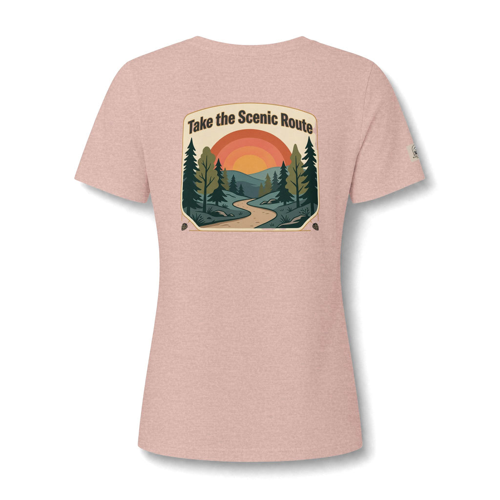 Women's V Neck Tee Wild Crafts Minimal Label Graphic