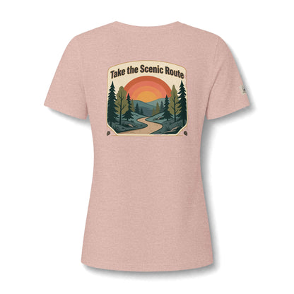 Women's V Neck Tee Wild Crafts Minimal Label Graphic