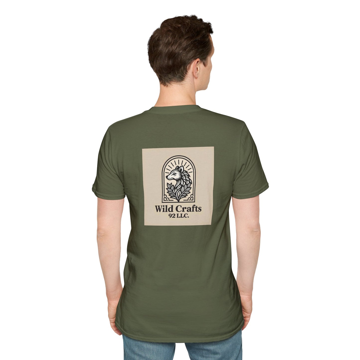 Mens Vintage Wild Crafts 92 llc Logo T-Shirt