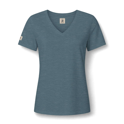 Women's V Neck Tee Wild Crafts Minimal Label Graphic