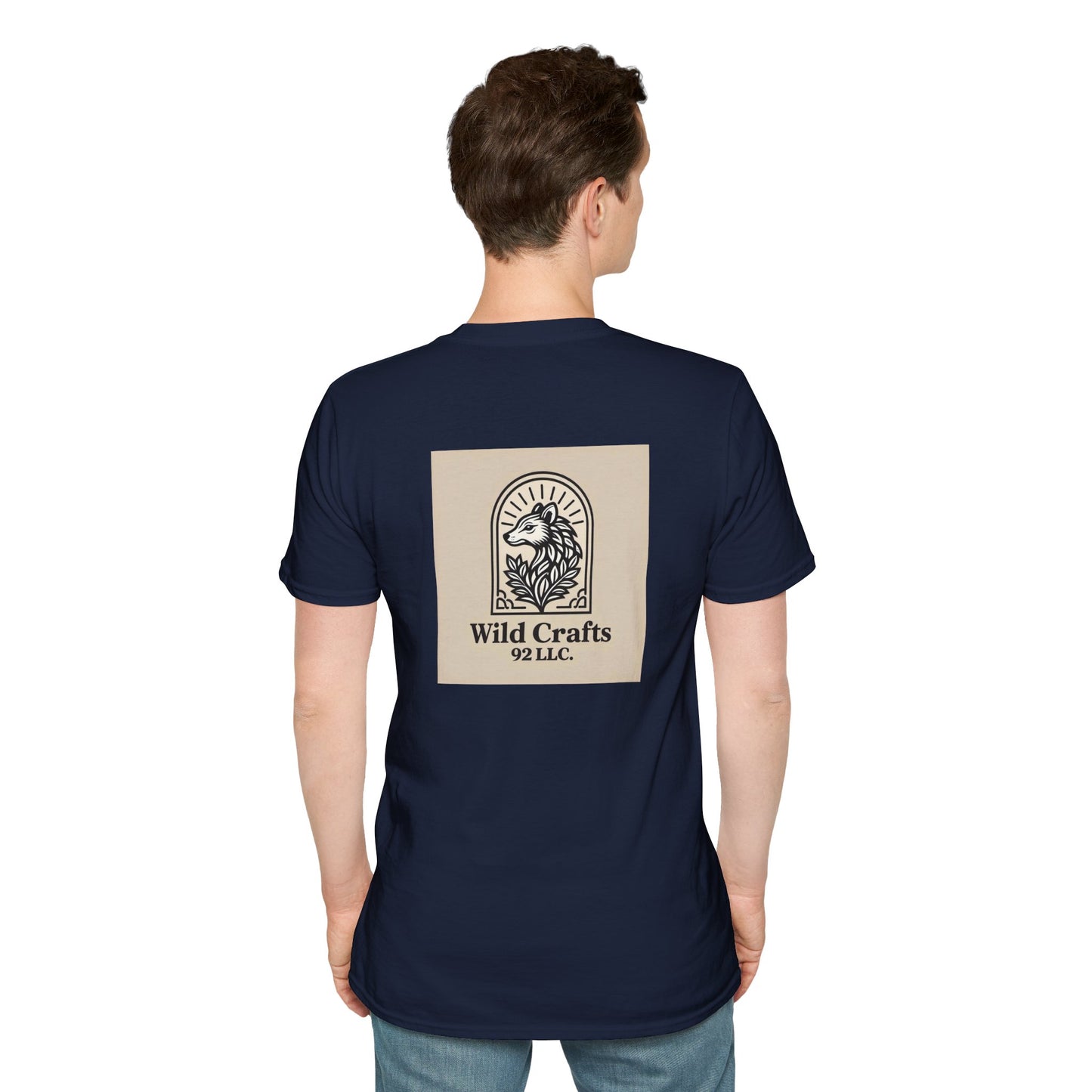 Mens Vintage Wild Crafts 92 llc Logo T-Shirt