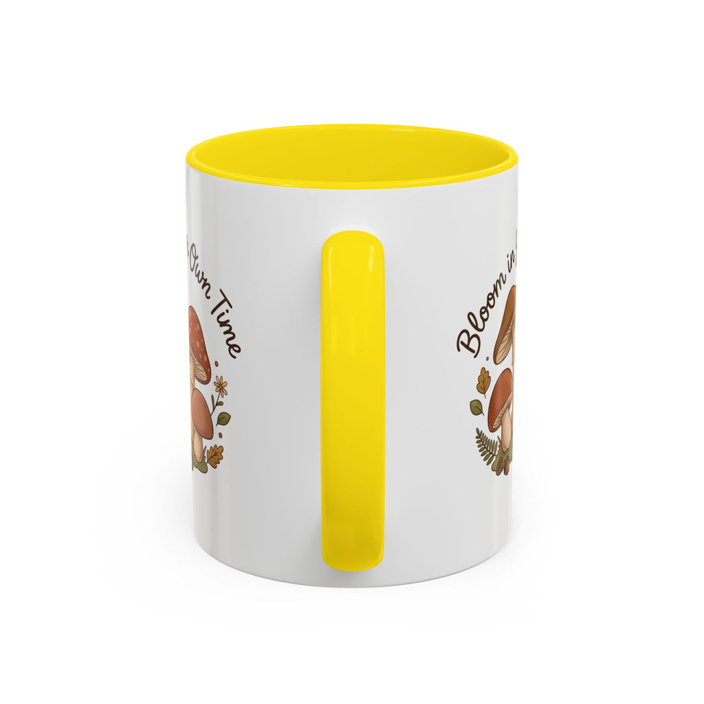 Bloom in Your Own Time Mushroom Coffee Mug