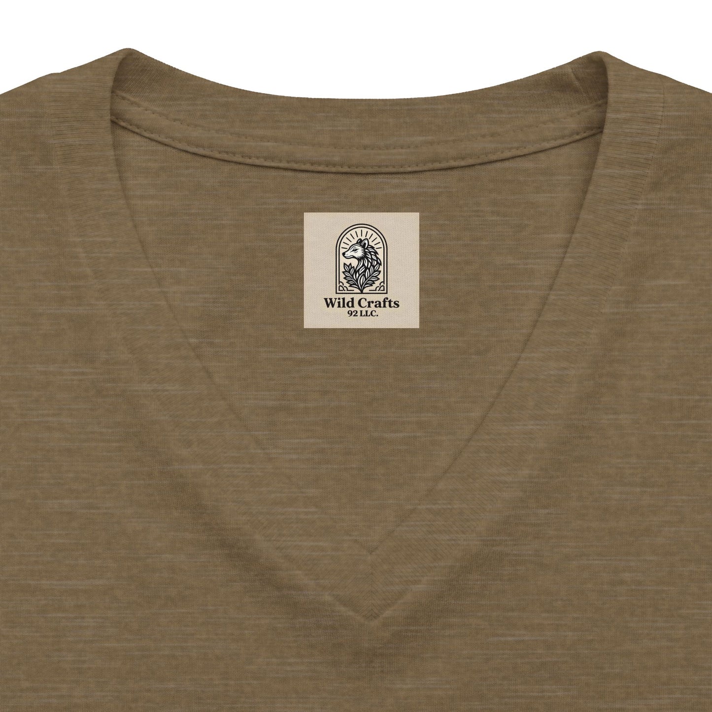 Womens Relaxed Fall V Neck Tee Shirt Heathered Everyday Comfort