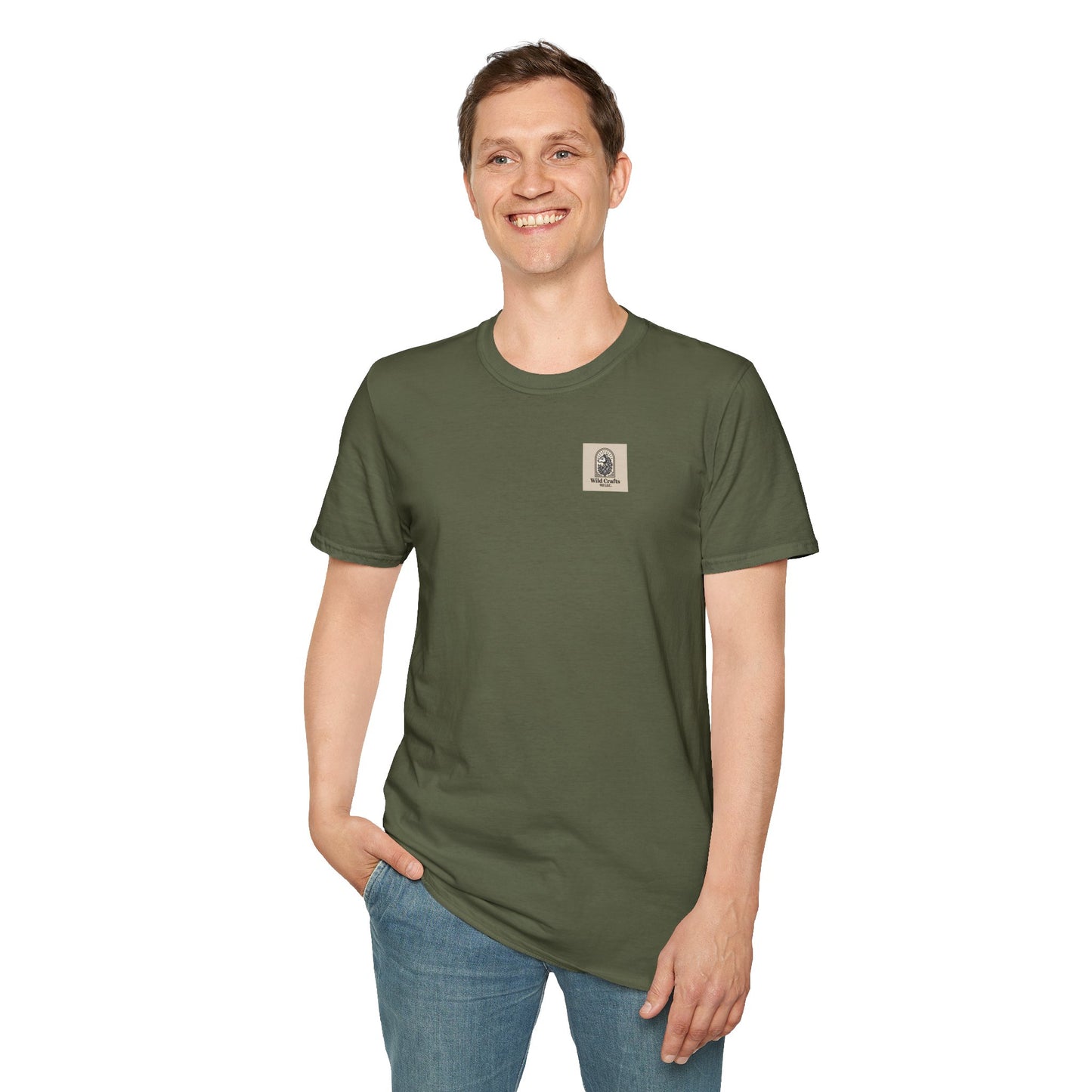 Mens Vintage Wild Crafts 92 llc Logo T-Shirt