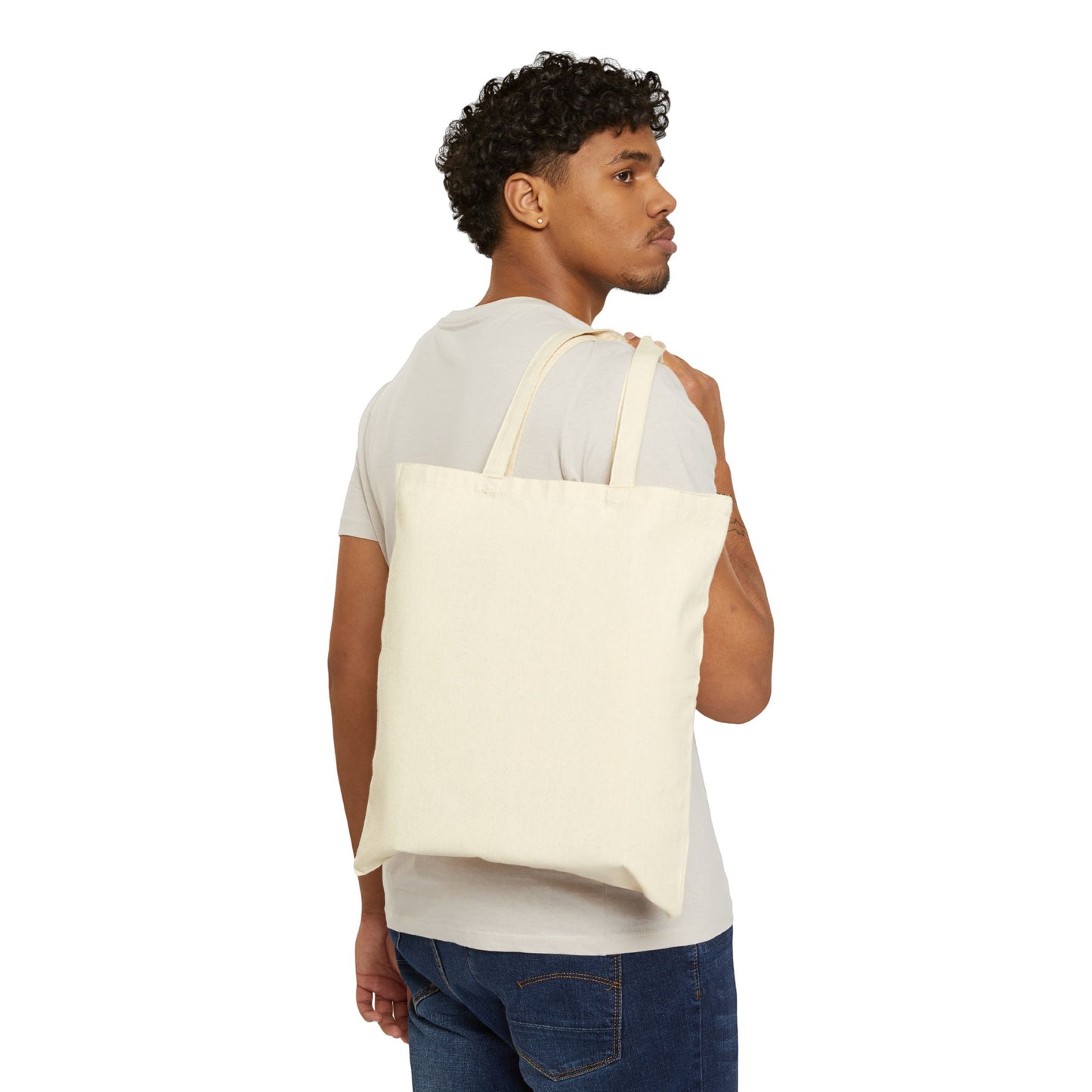 Autumn Leaf Tote Bag Cotton Canvas With Long Handles And Seasonal Charm