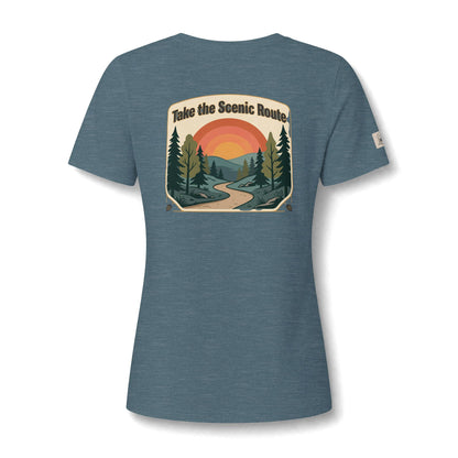 Women's V Neck Tee Wild Crafts Minimal Label Graphic